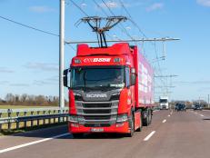 There’s a longstanding debate on how to reduce emissions in the trucking industry. Germany is testing out a new system — eHighways, which feed electricity to trucks while they drive.